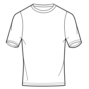 Moldes de confeccion para HOMBRES Remeras Camiseta running 9251